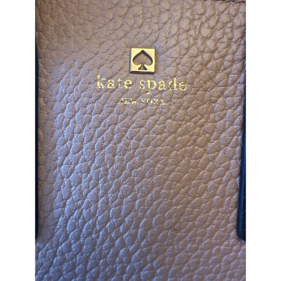 Kate Spade New York Pebbled Leather Two-Tone Satchel Handbag - Picture 4 of 7